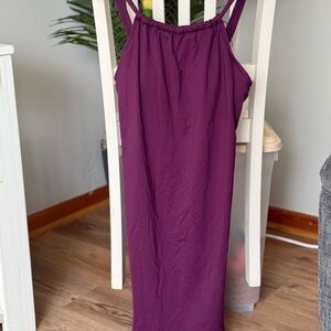 Purple Sleeveless Dress